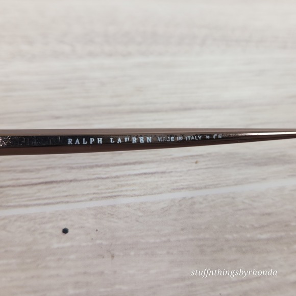 RALPH LAUREN 1036 SQUARE FULL RIM  EYEGLASSES FRAMES 55-18-140 Made In ITALY - Picture 4 of 10